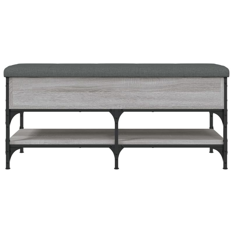 Casa si Gradina - Mobilier - Organizare si depozitare - Bancute - Banca de pantofi, gri sonoma, 102x42x45 cm, lemn prelucrat - Infinity.ro