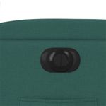 Casa si Gradina - Mobilier - Scaune si fotolii - Fotolii - Fotoliu rabatabil electric, verde inchis, material textil - Infinity.ro