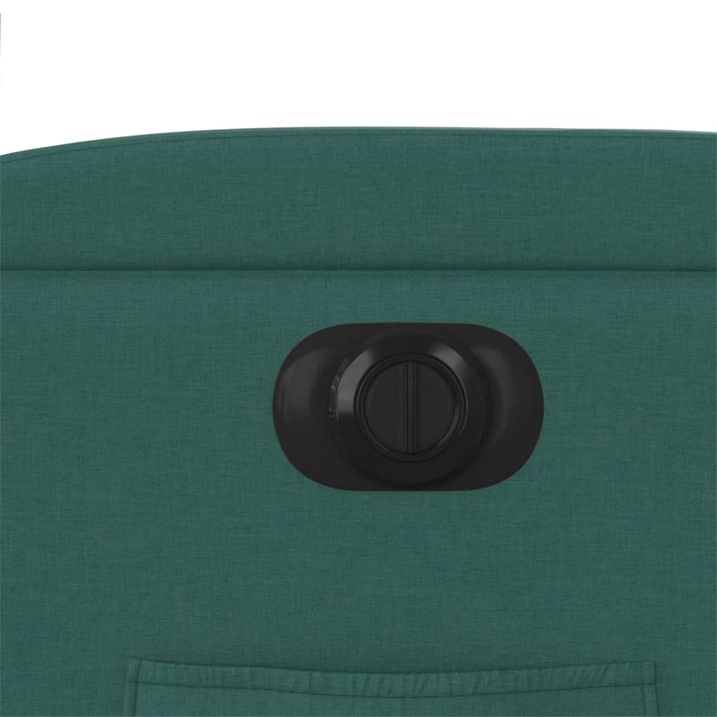 Casa si Gradina - Mobilier - Scaune si fotolii - Fotolii - Fotoliu rabatabil electric, verde inchis, material textil - Infinity.ro