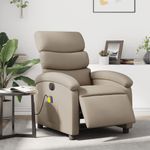 Ingrijire personala si Cosmetice - Sanatate si wellness - Articole wellness - Fotolii de masaj - Fotoliu electric masaj rabatabil, cappuccino, piele ecologica - Infinity.ro
