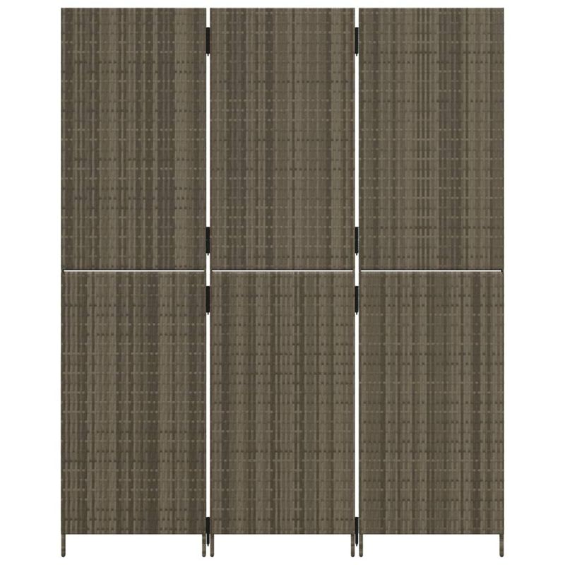 Casa si Gradina - Decoratiuni - Pereti despartitori si paravane - Separator de camera cu 3 panouri, poliratan, model țesătură plină, mărime 147x180 cm - Infinity.ro