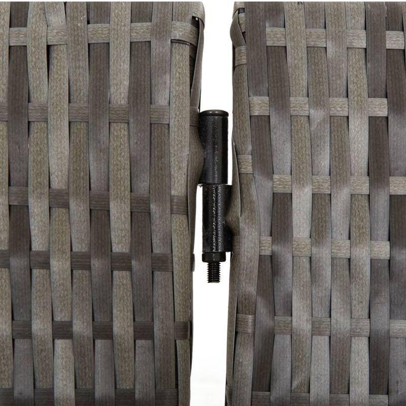 Casa si Gradina - Decoratiuni - Pereti despartitori si paravane - Separator de camera cu 3 panouri, poliratan, model țesătură plină, mărime 147x180 cm - Infinity.ro