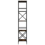 Casa si Gradina - Mobilier - Biblioteci si rafturi - Biblioteci - Biblioteca cu 5 niveluri, stejar fumuriu, 59x35x171 cm, lemn - Infinity.ro