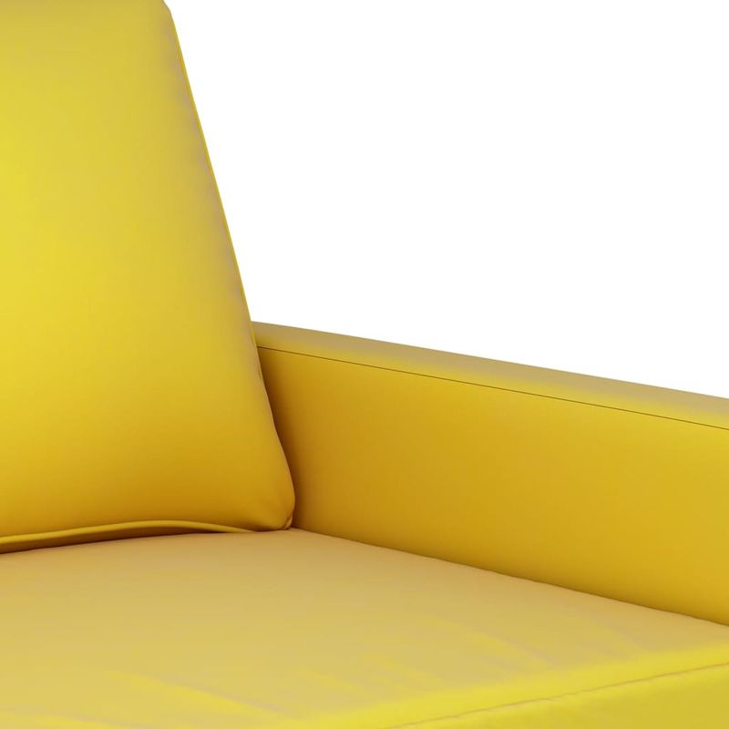 Casa si Gradina - Mobilier - Canapele si coltare - Canapele - Canapea cu 2 locuri, galben, 120 cm, catifea - Infinity.ro