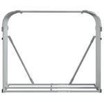 Casa si Gradina - Termice - Sobe, Seminee si accesorii - Accesorii seminee si sobe - Suport de busteni, gri deschis, 120x45x100 cm, otel galvanizat - Infinity.ro