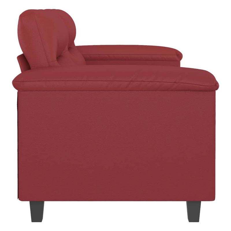 Casa si Gradina - Mobilier - Canapele si coltare - Canapele - Canapea cu 2 locuri, rosu vin, 120 cm, material textil - Infinity.ro