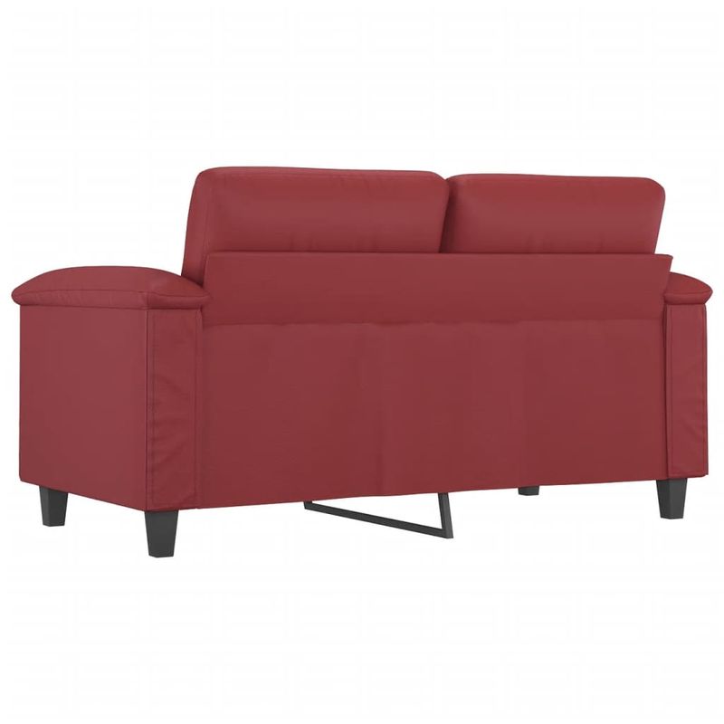 Casa si Gradina - Mobilier - Canapele si coltare - Canapele - Canapea cu 2 locuri, rosu vin, 120 cm, material textil - Infinity.ro