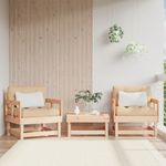 Casa si Gradina - Gradina si terasa - Mobilier exterior - Canapele si fotolii gradina - Scaune de gradina, 2 buc., lemn masiv pin - Infinity.ro