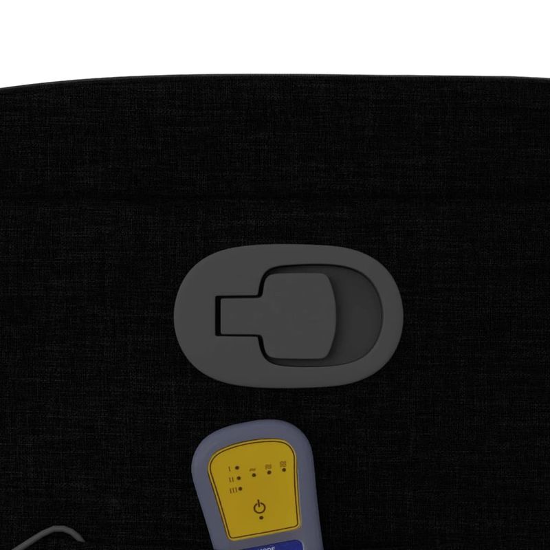 Ingrijire personala si Cosmetice - Sanatate si wellness - Articole wellness - Fotolii de masaj - Fotoliu rabatabil de masaj, cu ridicare, negru, material textil - Infinity.ro