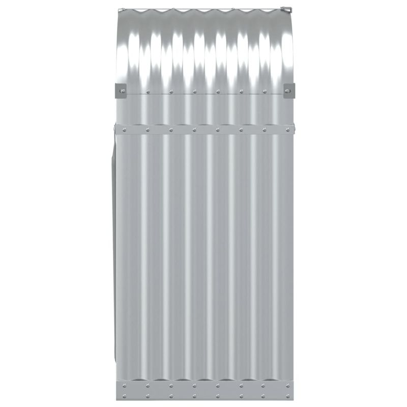 Casa si Gradina - Termice - Sobe, Seminee si accesorii - Accesorii seminee si sobe - Suport pentru busteni, argintiu, 40x45x100 cm, otel galvanizat - Infinity.ro