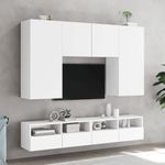 Casa si Gradina - Mobilier - Comode si corpuri - Comode - Comoda TV de perete, alb, 100x30x30 cm, lemn prelucrat - Infinity.ro