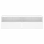 Casa si Gradina - Mobilier - Comode si corpuri - Comode - Comoda TV de perete, alb, 100x30x30 cm, lemn prelucrat - Infinity.ro