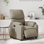Ingrijire personala si Cosmetice - Sanatate si wellness - Articole wellness - Fotolii de masaj - Fotoliu electric masaj rabatabil, cappuccino, piele ecologica - Infinity.ro
