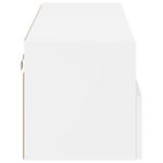 Casa si Gradina - Mobilier - Comode si corpuri - Comode - Comoda TV de perete, alb, 100x30x30 cm, lemn prelucrat - Infinity.ro
