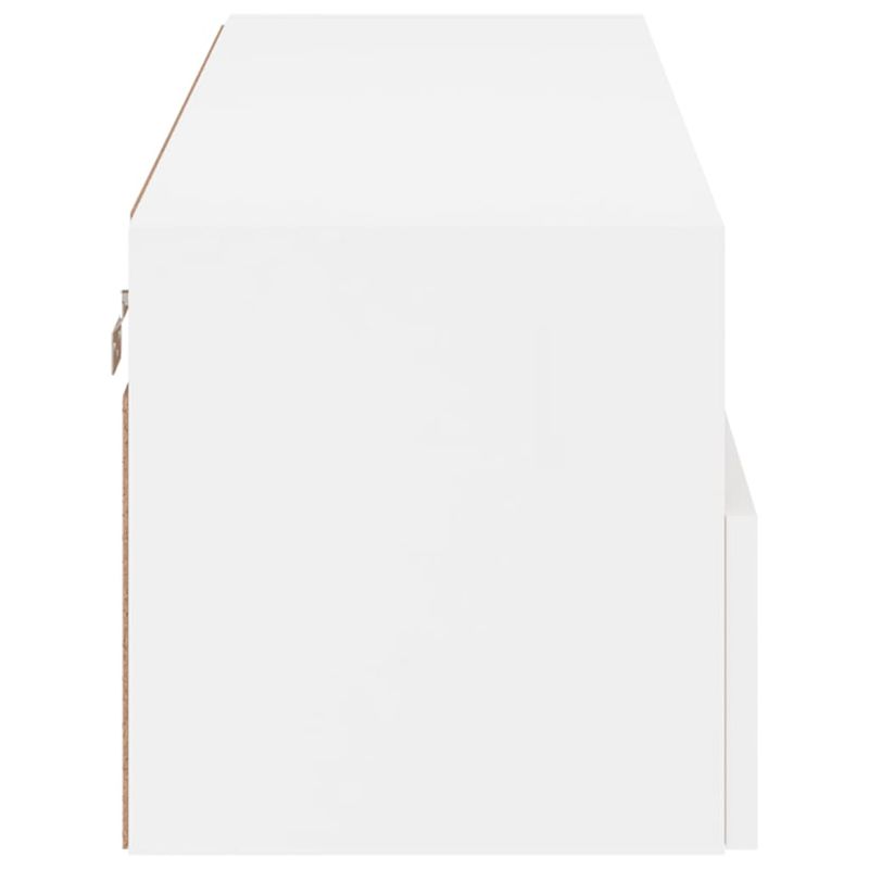 Casa si Gradina - Mobilier - Comode si corpuri - Comode - Comoda TV de perete, alb, 100x30x30 cm, lemn prelucrat - Infinity.ro