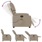 Ingrijire personala si Cosmetice - Sanatate si wellness - Articole wellness - Fotolii de masaj - Fotoliu electric masaj rabatabil, cappuccino, piele ecologica - Infinity.ro