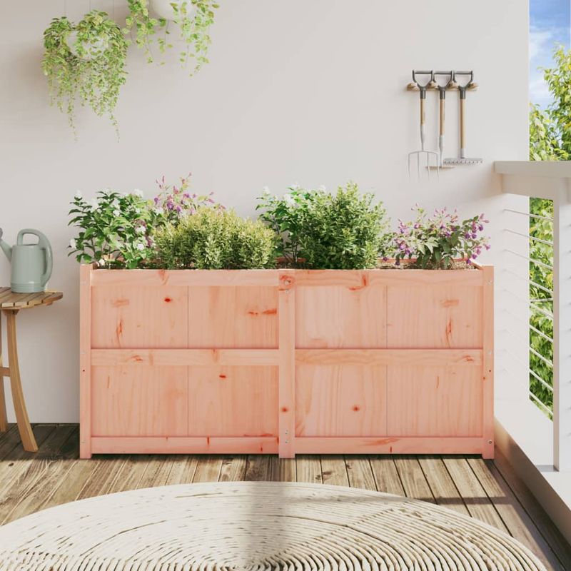 Casa si Gradina - Gradinarit si plante - Plante si ghivece - Ghivece si suporturi - Jardiniera de gradina, 150x50x70 cm, lemn masiv douglas - Infinity.ro