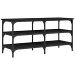 Casa si Gradina - Mobilier - Organizare si depozitare - Bancute - Banca de pantofi, negru, 100x38,5x49 cm, lemn prelucrat - Infinity.ro