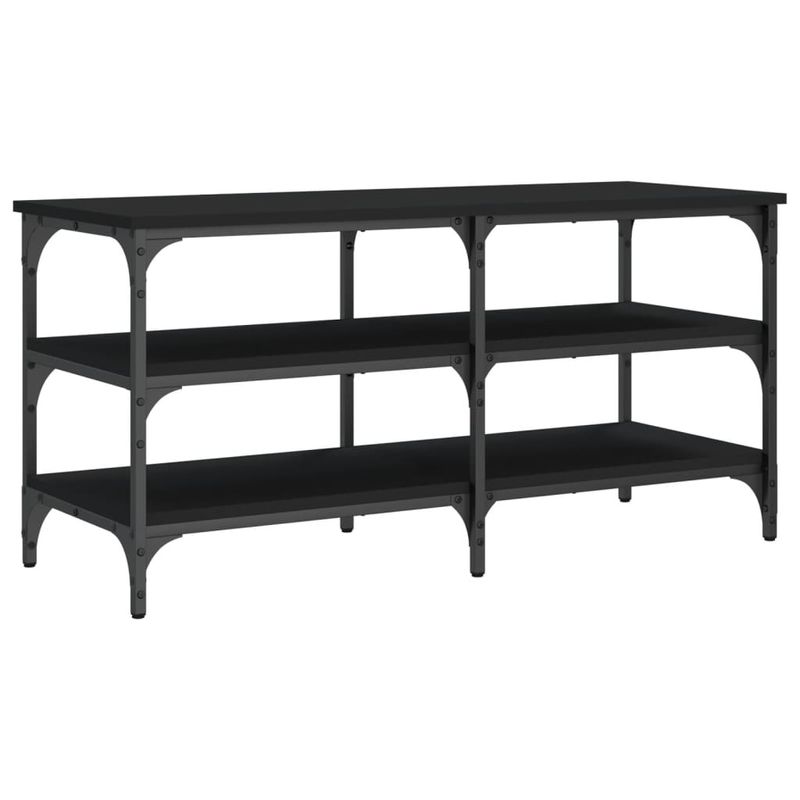 Casa si Gradina - Mobilier - Canapele si coltare - Banchete - Banca de pantofi, negru, 100x38,5x49 cm, lemn prelucrat - Infinity.ro
