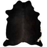 Casa si Gradina - Textile si covoare - Covoare - Covoare casa - Covor, negru, 180x220 cm, piele naturala de vaca - Infinity.ro