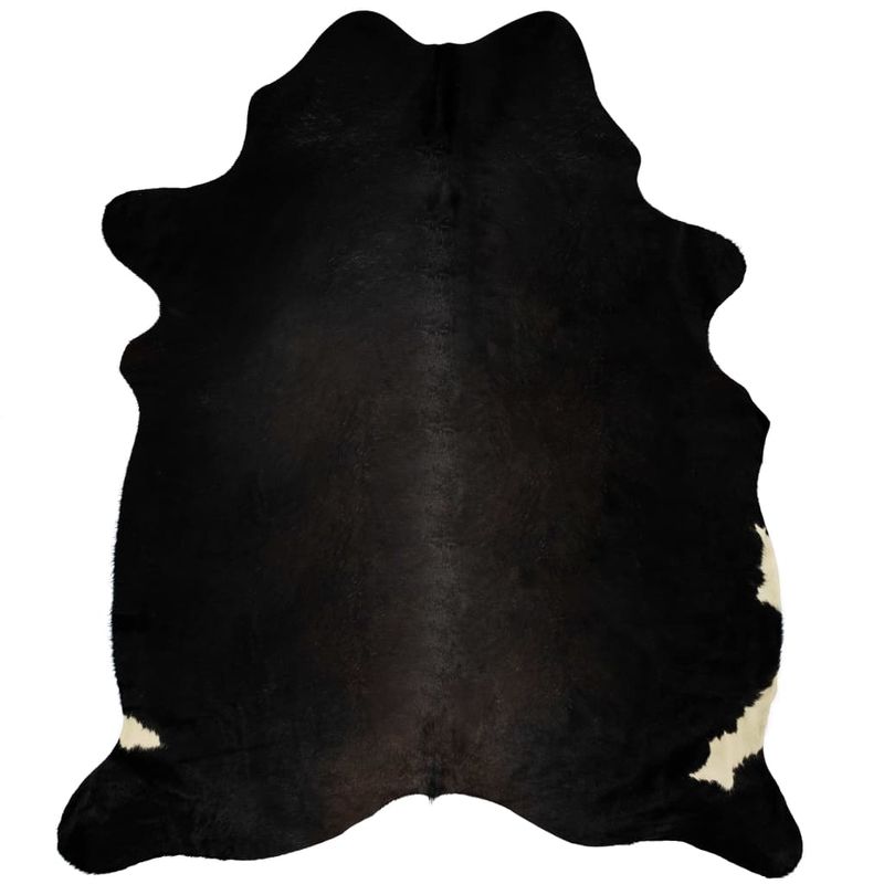 Casa si Gradina - Textile si covoare - Covoare - Covoare casa - Covor, negru, 180x220 cm, piele naturala de vaca - Infinity.ro