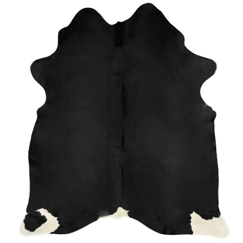 Casa si Gradina - Textile si covoare - Covoare - Covoare casa - Covor, negru, 180x220 cm, piele naturala de vaca - Infinity.ro
