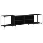 Casa si Gradina - Mobilier - Comode si corpuri - Comode - Comoda TV, negru, 203x37x50 cm, lemn prelucrat - Infinity.ro