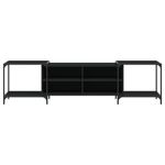 Casa si Gradina - Mobilier - Comode si corpuri - Comode - Comoda TV, negru, 203x37x50 cm, lemn prelucrat - Infinity.ro