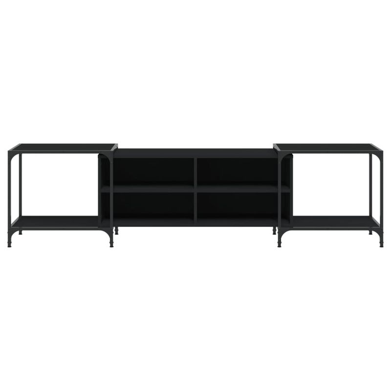 Casa si Gradina - Mobilier - Comode si corpuri - Comode - Comoda TV, negru, 203x37x50 cm, lemn prelucrat - Infinity.ro