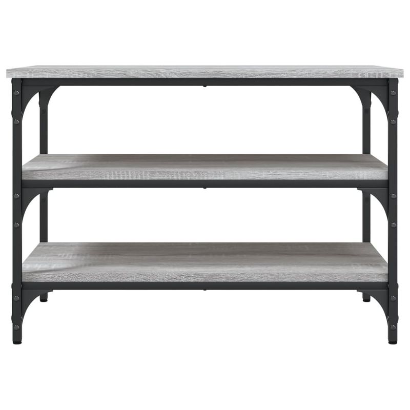 Casa si Gradina - Mobilier - Organizare si depozitare - Bancute - Banca de pantofi, gri sonoma, 70x38,5x49 cm, lemn prelucrat - Infinity.ro