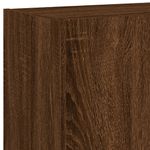 Casa si Gradina - Mobilier - Comode si corpuri - Comode - Comoda TV de perete cu lumini LED, stejar maro, 60x35x41 cm - Infinity.ro