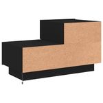 Casa si Gradina - Mobilier - Comode si corpuri - Noptiere - Noptiera cu lumini LED, negru, 70x36x40,5 cm - Infinity.ro