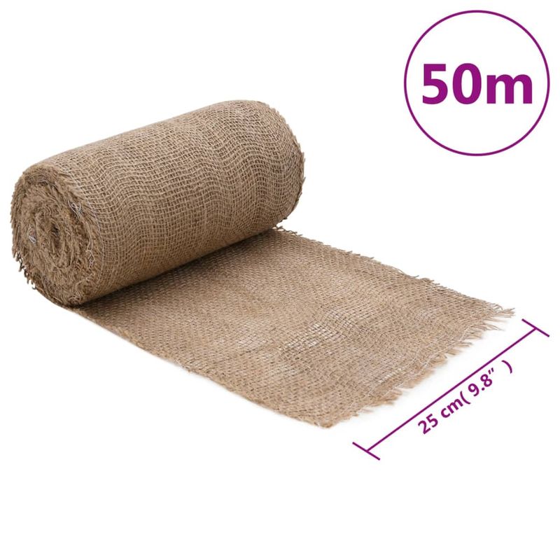 Casa si Gradina - Decoratiuni - Obiecte decorative - Accesorii decorative - Rulou de iuta, 0,25x50 m, iuta 100%, 200 g/m² - Infinity.ro