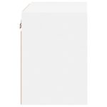 Casa si Gradina - Mobilier - Comode si corpuri - Comode - Noptiere cu lumini LED montate pe perete, 2 buc., alb - Infinity.ro