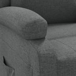 Casa si Gradina - Mobilier - Scaune si fotolii - Fotolii - Fotoliu rabatabil, gri inchis, material textil - Infinity.ro
