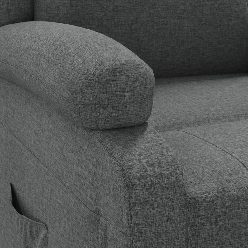 Casa si Gradina - Mobilier - Scaune si fotolii - Fotolii - Fotoliu rabatabil, gri inchis, material textil - Infinity.ro