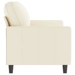 Casa si Gradina - Mobilier - Canapele si coltare - Canapele - Canapea cu 2 locuri, crem, 140 cm, catifea - Infinity.ro