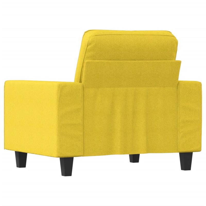 Casa si Gradina - Mobilier - Scaune si fotolii - Fotolii - Fotoliu canapea, galben deschis, 60 cm, tesatura - Infinity.ro