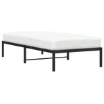 Casa si Gradina - Mobilier - Paturi si accesorii - Paturi - Cadru pat metalic, negru, 90x190 cm - Infinity.ro