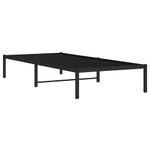 Casa si Gradina - Mobilier - Paturi si accesorii - Paturi - Cadru pat metalic, negru, 90x190 cm - Infinity.ro