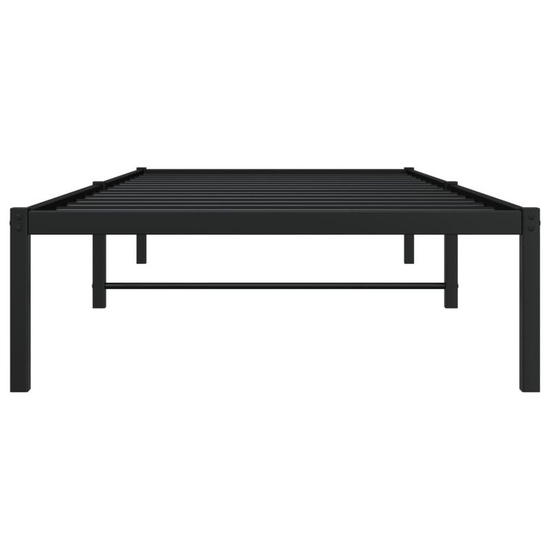 Casa si Gradina - Mobilier - Paturi si accesorii - Paturi - Cadru pat metalic, negru, 90x190 cm - Infinity.ro
