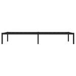 Casa si Gradina - Mobilier - Paturi si accesorii - Paturi - Cadru pat metalic, negru, 90x190 cm - Infinity.ro