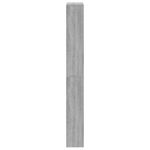 Casa si Gradina - Mobilier - Organizare si depozitare - Organizator incaltaminte - Pantofar cu oglinda, 4 niveluri, gri sonoma, 63x17x134 cm - Infinity.ro