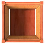 Casa si Gradina - Gradinarit si plante - Plante si ghivece - Ghivece si suporturi - Jardiniere de gradina, 2 buc., maro ceruit, lemn masiv de pin - Infinity.ro