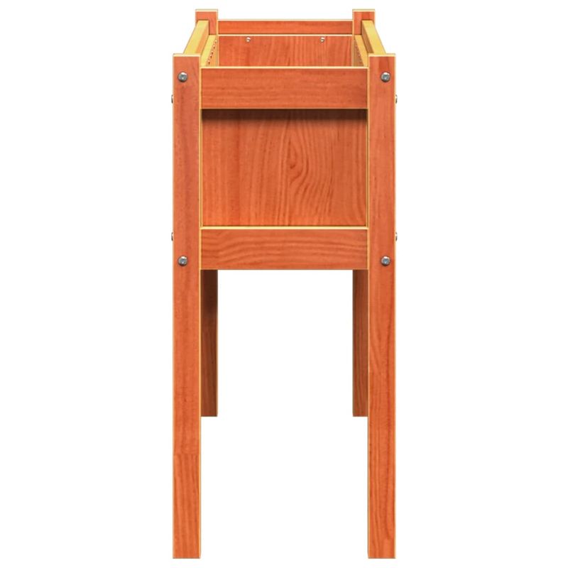 Casa si Gradina - Gradinarit si plante - Plante si ghivece - Ghivece si suporturi - Jardiniere gradina cu picioare, 2 buc., maro ceruit, lemn pin - Infinity.ro