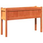 Casa si Gradina - Gradinarit si plante - Plante si ghivece - Ghivece si suporturi - Jardiniere gradina cu picioare, 2 buc., maro ceruit, lemn pin - Infinity.ro