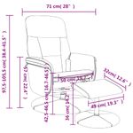 Ingrijire personala si Cosmetice - Sanatate si wellness - Articole wellness - Fotolii de masaj - Fotoliu de masaj rabatabil cu taburet, gri inchis, catifea - Infinity.ro