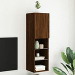 Casa si Gradina - Mobilier - Comode si corpuri - Comode - Comoda TV cu lumini LED, stejar maro, 30,5x30x102 cm - Infinity.ro