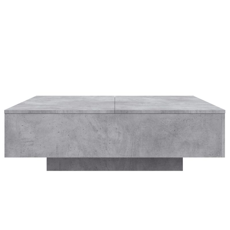Casa si Gradina - Mobilier - Mese si birouri - Masute de cafea - Masuta de cafea, gri beton, 100x100x31 cm, lemn prelucrat - Infinity.ro