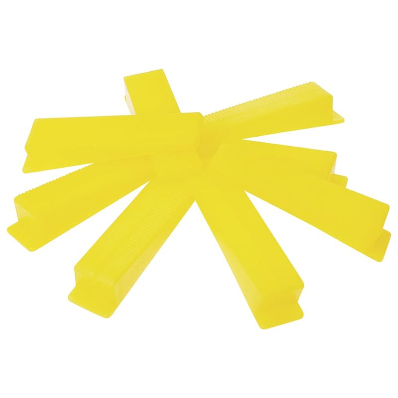 Casa si Gradina - Constructii - Parchet si pardoseli interioare - Plinte, izolatii si accesorii parchet - Pene de nivelare a placilor, 100 buc. - Infinity.ro